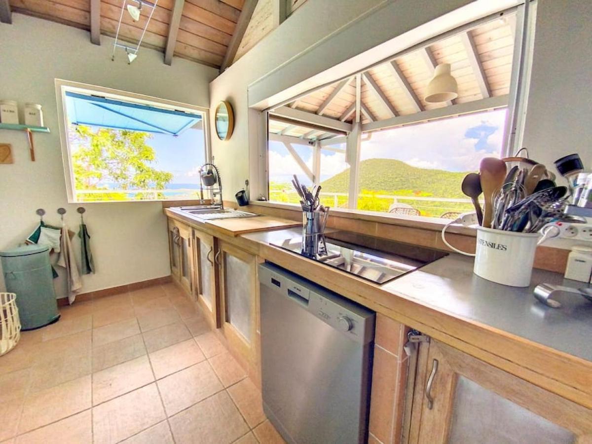Aquamarine, Private Room In Villa Casa Blue Pool Sea View Koolbaai Εξωτερικό φωτογραφία